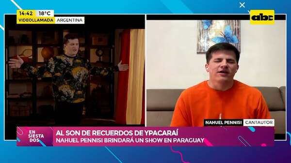 Al son de Recuerdos de Ypacarai: Nahuel Pennisi brindará un show en Paraguay  - Ensiestados - ABC Color