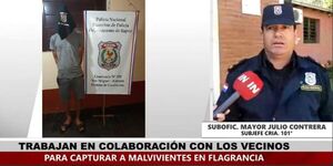 POLICÍA EN CAMBYRETÁ BUSCA TRABAJAR EN CONJUNTO CON LOS VECINOS PARA ATRAPAR MALVIVIENTES  - Itapúa Noticias