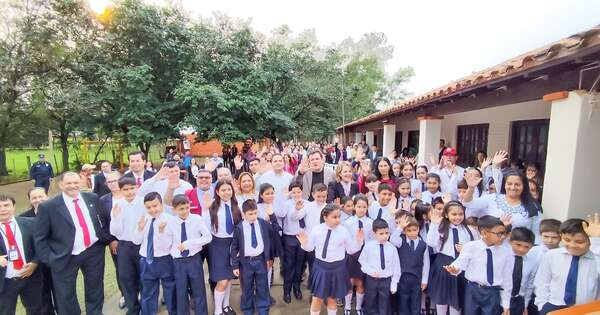 La Nación / Escuelas de Guairá con 100 % de asistencia en primeros días de Hambre Cero