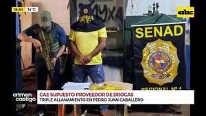 Triple allanamiento en PJC: cae supuesto proveedor de drogas  - Crimen y castigo - ABC Color