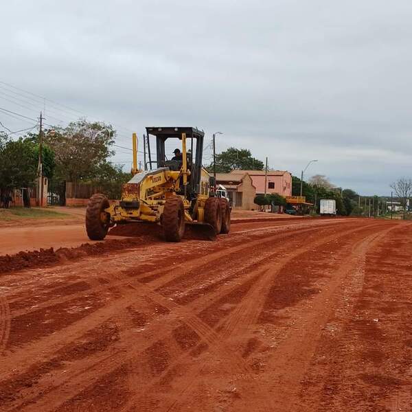 Reparan la Avda. Eusebio Ayala de Concepción