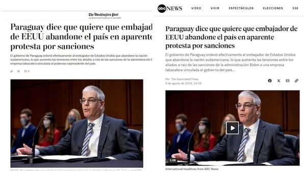 Medios de EE. UU. se hacen eco del pedido del Gobierno sobre la salida del embajador Marc Ostfield - Política - ABC Color