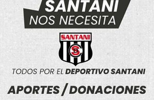 Versus / Santaní apela al apoyo de su gente para mantenerse a flote