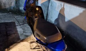 Mediante GPS recuperan motocicleta