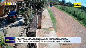 Capiatá: Frustran intento de asalto en playa de autos  - ABC Noticias - ABC Color
