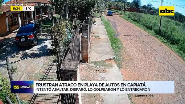 Capiatá: Frustran intento de asalto en playa de autos - ABC Noticias - ABC Color