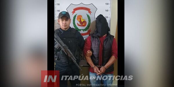 DETUVIERON A SUJETO BUSCADO POR UN HURTO EN NATALIO - Itapúa Noticias