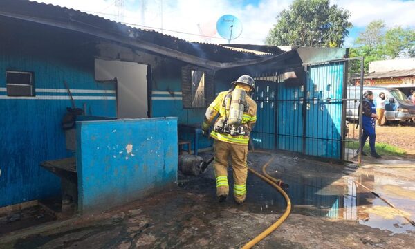 Inquilinato se incendia en CDE