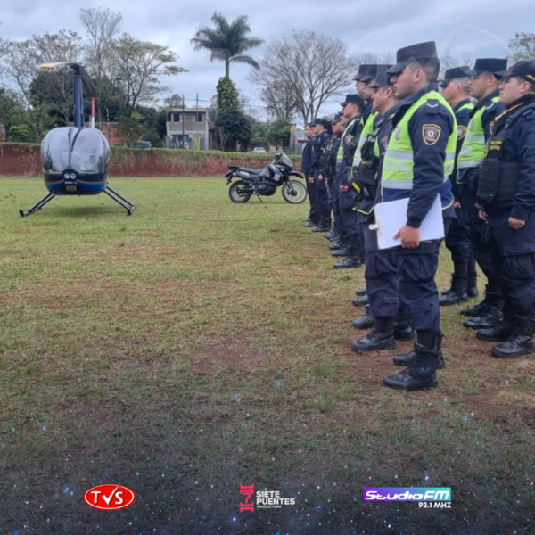 POLICÍA DE ITAPÚA DESPLIEGA OPERATIVO DE SEGURIDAD PARA EL RALLY PETROBRAS COLONIAS UNIDAS 2024 - TVS