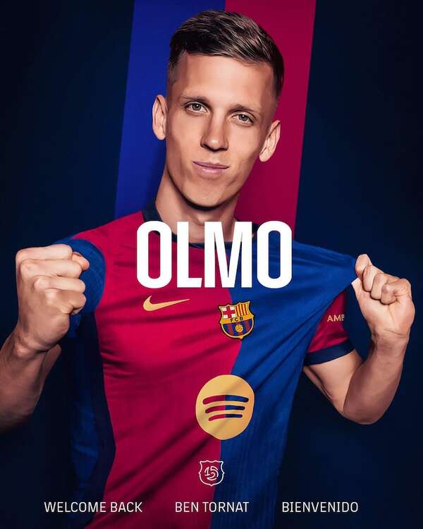 ¡Dani Olmo es el nuevo jugador del Barcelona! - Fútbol Internacional - ABC Color