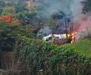 Brasil: cayó un avión en la zona rural de São Paulo - Mundo - ABC Color