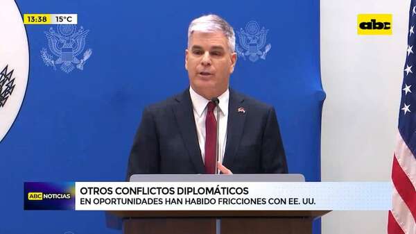 Otros conflictos diplomáticos: en varias oportunidades han habido fricciones con EE.UU - ABC Noticias - ABC Color