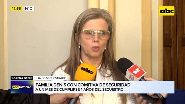 Video: Familia Denis con comitiva de seguridad - ABC Noticias - ABC Color