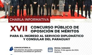 Invitan charla informativa sobre ingreso a servicio diplomático