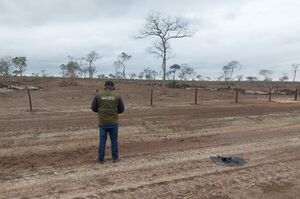 MADES interviene establecimiento donde se habría originado uno de los incendios en el Alto Paraguay