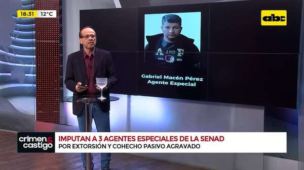 Video: imputan a agentes especiales de la Senad y Dinavisa por presunta extorsión - Crimen y castigo - ABC Color