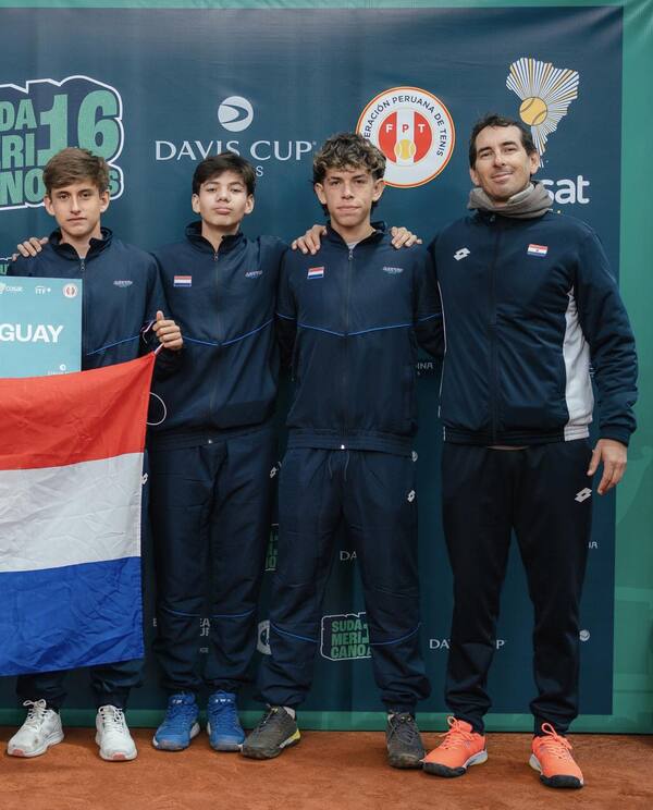 Tenistas U16 clasificaron al mundial y van por título sudamericano hoy ante Brasil