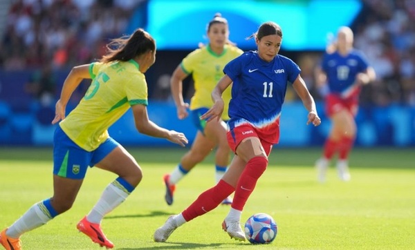 Estados Unidos vence a Brasil por 1-0 y se lleva la medalla de oro en fútbol femenino