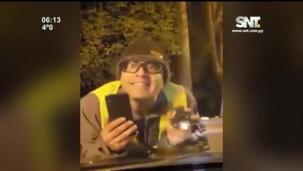 Cuidacoche es grabado exigiendo un pago de forma violenta - SNT