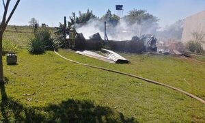 Vivienda se incendia en CDE