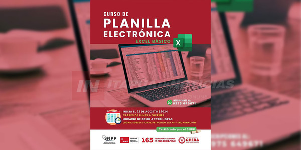 SECCIONAL COLORADA IMPULSA CURSO DE PLANILLA EXCEL PARA LOS INTERESADOS - Itapúa Noticias