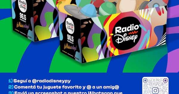 La Nación / Radio Disney celebra el Día del Niño con un baúl de juguetes