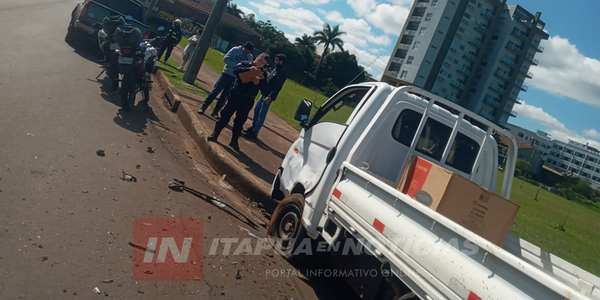 DOS HERIDOS TRAS ACCIDENTE DE TRÁNSITO EN ENCARNACIÓN - Itapúa Noticias