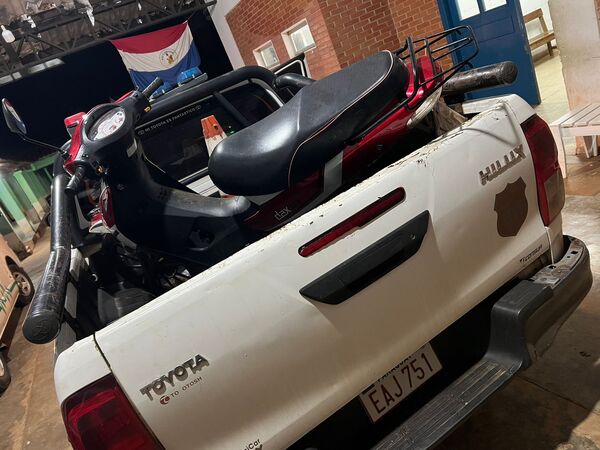 SU COMPAÑERO DE TRAGOS LE ROBÓ LA MOTO Y LUEGO FUE RECUPERADA - Itapúa Noticias