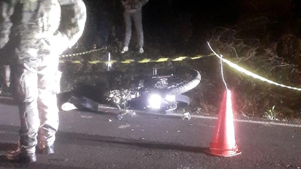 Loreto: Joven fallece tras Impactar su motocicleta contra un Caballo - Noticias Paraguay