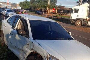 Borracho protagoniza accidente en ruta Py 02
