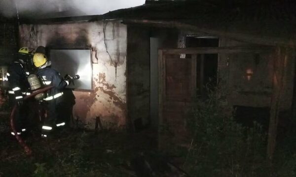 Hombre muere calcinado por incendio de vivienda en Luque