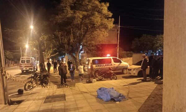 Motoca falleció arrollado en barrio Tacumbú