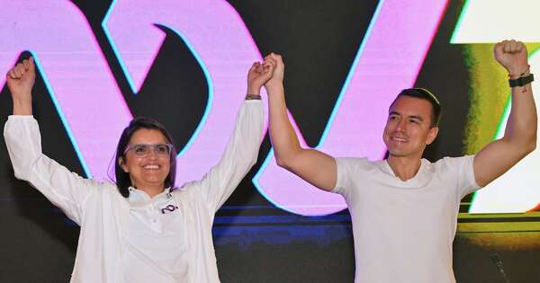 La Nación / Oficializan candidatura de Noboa para reelección en Ecuador