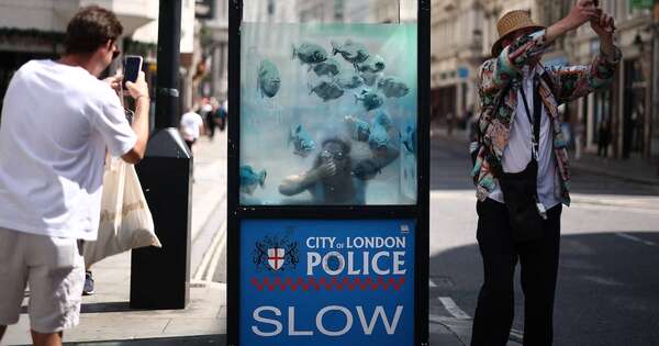 La Nación / Banksy convirtió a Londres en un zoo de grafitis
