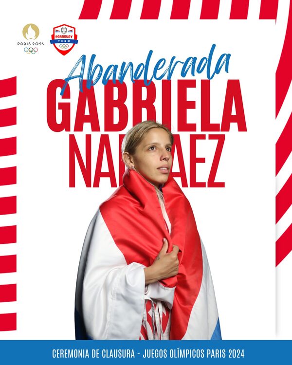 La diplomada Gaby, abanderada en la clausura, quiere la medalla Olímpica