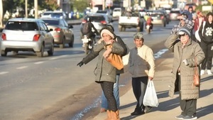 Frío y vientos del sur marcan el inicio de la semana