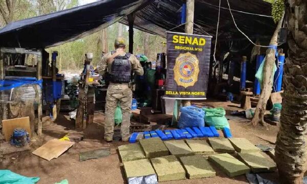 Intervención SENAD en Bella Vista representa un hito significativo en la lucha contra el narcotráfico en Paraguay.