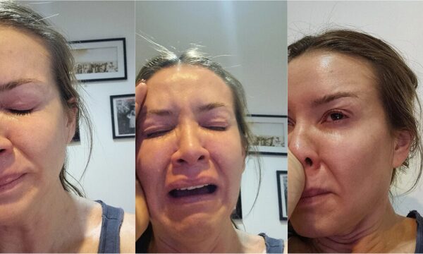 [GALERÍA] ¿Qué le pasó? Dallys apareció llorando a mares