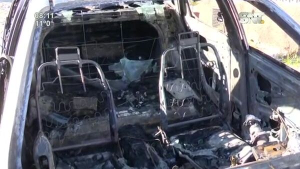 Vehículo se incendió en plena vía pública - SNT