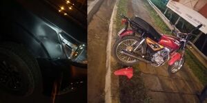 MOTOCICLISTA RESULTÓ HERIDO TRAS COLISIÓN EN ENCARNACIÓN - Itapúa Noticias