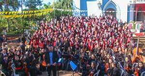 La Nación / Megacoro y orquesta “Canto a San Lorenzo” animó celebraciones patronales