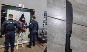 Hombre golpeó a su madre con machete en Campo 9 – Prensa 5
