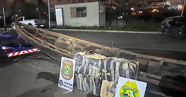 Diario HOY | Cae en Foz paraguayo que transportaba 100 kilos de marihuana en una canoa