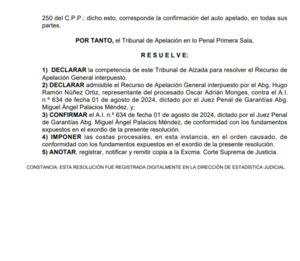 Confirman prisión preventiva de empresario vinculado a "Cucho" Cabaña - PDS RADIO Y TV