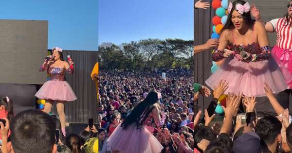 La Nación / Laurys Dyva arrasó en Villarrica con su festejo del Día del Niño