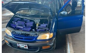 Paraguayo detenido con 250 kg de marihuana en puente de la Amistad