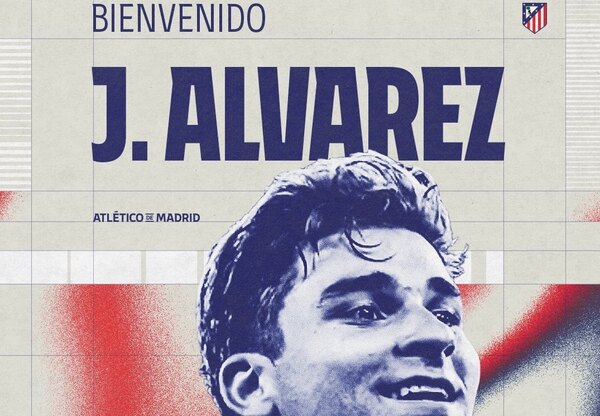 Versus / El multicampeón Julián Álvarez es presentado en el Atlético de Madrid