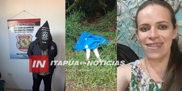 DETUVIERON A SOSPECHOSO DE FEMINICIDIO EN CAMBYRETÁ - Itapúa Noticias