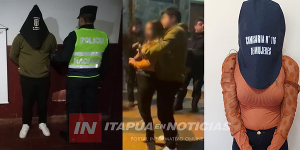 VIDEO REGISTRA COMO PAREJA DE BORRACHOS AGREDÍA A AGENTES - Itapúa Noticias