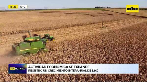 Actividad económica se expande: registró un crecimiento interanual de 3,9% - ABC Noticias - ABC Color